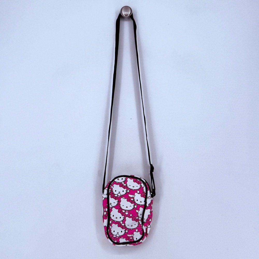 Sanrio Hello Kitty Crossbody Bag Women Small Pink All Over Print Kawaii Kidcore